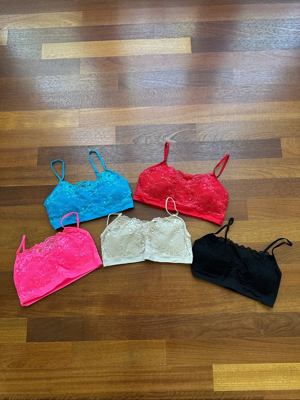Lace Bralette 5-Pack Bundle